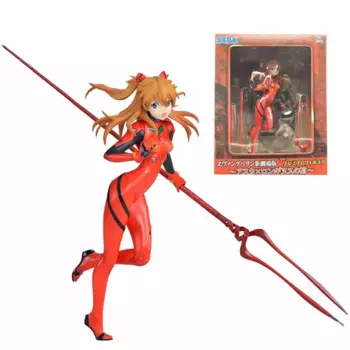 SEGA оригинальная Рабочая фигурка Asuka Langley Soryu Lance of Longinus, экшн-фигурка, игрушки для детей, Подарочная модель