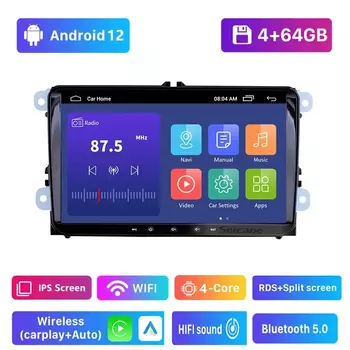 Seicane 2Din Android 13 автомобильный мультимедийный плеер для VW/Volkswagen/Golf/Polo/Tiguan/Passat/b7/b6/SEAT/leon/Skoda/Octavia Radio GPS
