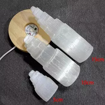 Селенит кристалл башня для медитации AierCrystal