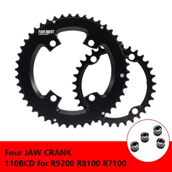 Семейная звезда 110 BCD с 4 болтами для Shimano 105 R9200 R8100 R7100, двойная звезда 52-36T 53-39T 54-40T 50-34T 48-35T 46-33T