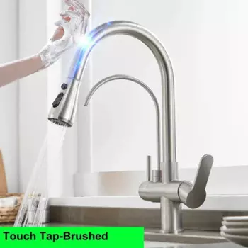 Senducs Сенсорный латунный смеситель для кухни