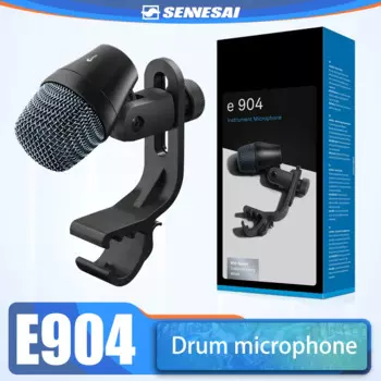 SENNESAI Лидер продаж! E904 Tom Snare барабанный микрофон e904 (металл), серия Evolution кардиоидный приборный микрофон с зажимом и креплением на руку