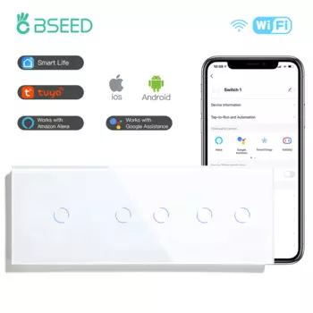 Сенсорные переключатели BSEED Wi-Fi 2 клавиши