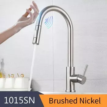 Сенсорный смеситель для кухни WANFAN черный