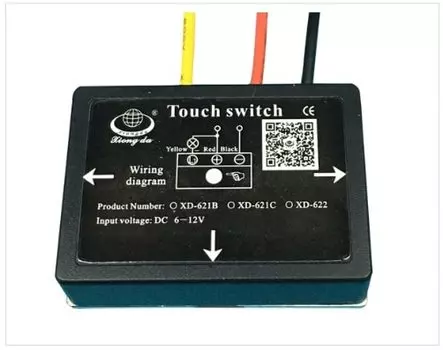 XD-622 6-12V DC 36W плавное затемнение, сенсорный переключатель светодиодный ных ламп и т. д.