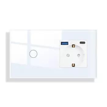 Сенсорный выключатель Bingoelec 220В белый