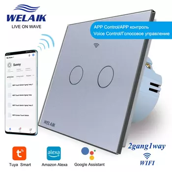 Сенсорный выключатель WELAIK A1921CW-WIFI