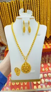 Серьги-кольца новые ожерелья DD10106