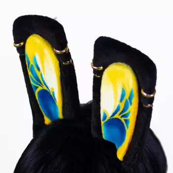 Серьги-обручи для волос с египетской мифологией