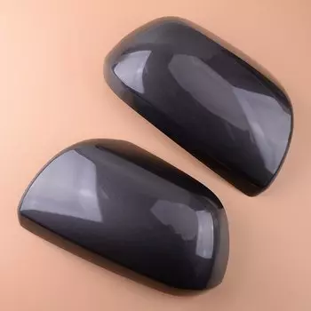 Серая 1 пара левая и правая крышка для бокового зеркала заднего вида автомобиля, наружная крышка подходит для Toyota Highlander 2008 2009 2010 2011 2012 2013