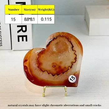 Сердце из сердолика Runyangshi