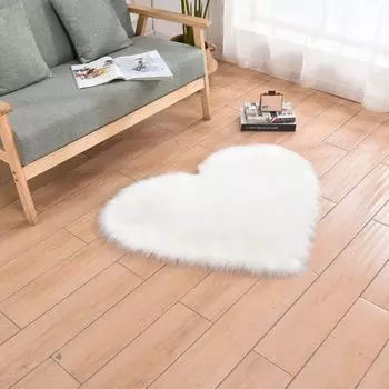 Сердечный ковер из акрила