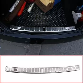 Серебристая защитная накладка на багажник автомобиля из нержавеющей стали, аксессуары для BMW 7 серии G11 G12 2016-2021, защитная накладка на задний бампер, обшивка