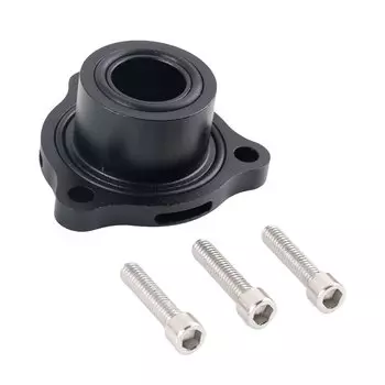 Серебристый черный адаптер продувочного клапана BOV для VW для GTI для Golf Mk7 Mk7.5 для Jetta для Passat для Audi A4 B9 A3 8V TT