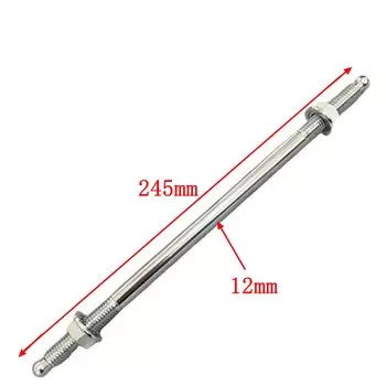 Серебристый/многоцветный M12 x 240 мм до 325 мм, ось переднего колеса для Suzuki Honda Yamaha RSZ, мотоцикл, электромобиль, модифицированные детали