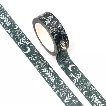 Серебряная фольга для украшения дневников GREATHOPE WASHI TAPE