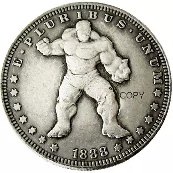 Серебряная копия монеты Хобо Морган