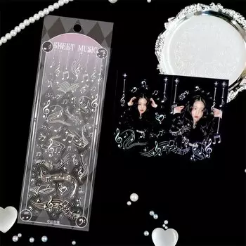 Серебряная лазерная наклейка Gamilike