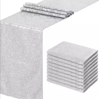 Блестящая скатерть-дорожка BIT.FLY 12x108 дюймов