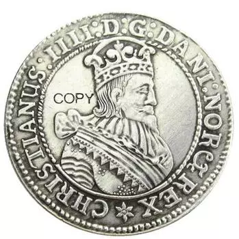 Серебряные копии монет Норвегии 1628 года