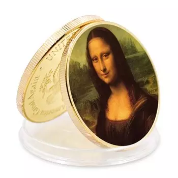 Серебряные монеты с картинами Леонардо да Винчи OIMG