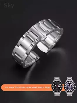 Серебряный ремешок для часов Tissot 1853 Rhythm T044, серия Prs516, Двойная застежка, T044417a T044430a, аксессуары для часов