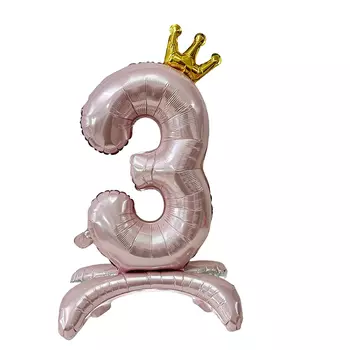 Серебряный воздушный шар-номер 32 дюйма WILD FRUIT