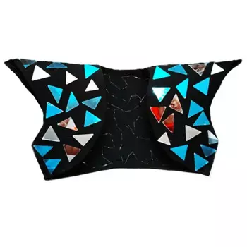 Серебряный зеркальный блестящий наплечный жилет унисекс танцевальный певец Сексуальная сценическая одежда для бара и ночного клуба яркий танцевальный костюм для выступления