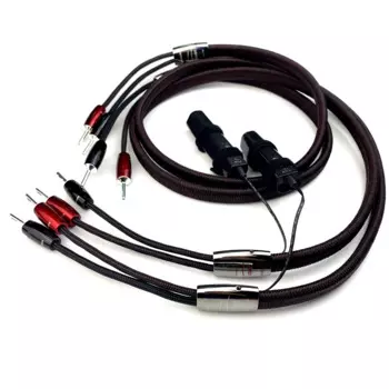 Серия HIFI 1000 Серебристый Y-образный штекер типа «банан» Hi-Fi аудиокабель для динамиков Обновление 72 В DBS