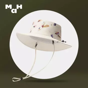 [Серия рыбалки нахлыстом] Рыбацкая шляпа мАч, Женская Японская уличная большая шляпа, шляпа от солнца, чаша, шляпа для горшка, шляпа от солнца