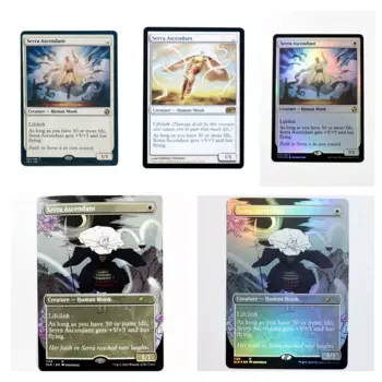 Serra Ascendant TCG Волшебные прокси-карты Игра Черный Прокси высшего качества Игральные карты Сбор настольных игр Коллекционные карты Прокси