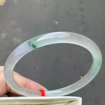 Сертифицированный натуральный идеальный ледяной Браслет Из бирманского нефрита и нефрита, 57 мм