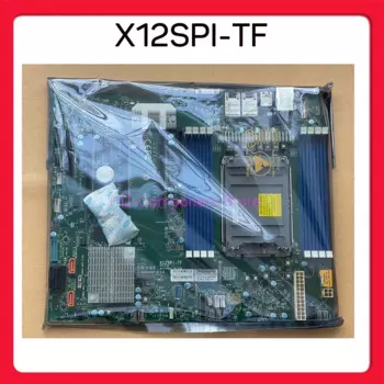 Серверная материнская плата для Supermicro MBD-X12SPI-TF-B LGA4189 ATX IPMI. M.2 C621A TPM VROC поддержка 8375 фотоэлементов