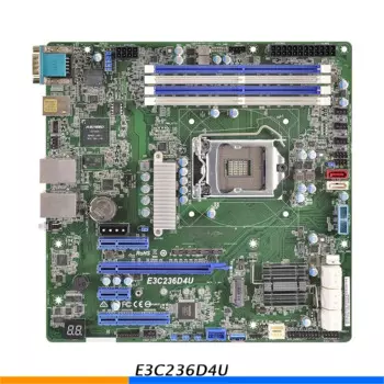 Серверная материнская плата E3C236D4U для ASRock Rack LGA1151, поддержка E3-1200 V5/V6 DDR4 ECC, высокое качество