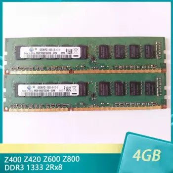 Серверная память 1 шт. для HP Z400 Z420 Z600 Z800 DDR3 4G 4 ГБ 1333 2Rx8 UDIMM ECC