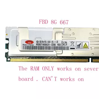 Серверная память DDR2 4G 8GB 667MHz PC2-5300F 8G 667 RAM ECC FBD полностью буферизованная 240pin 5300 8G 2Rx4