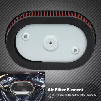 Серый элемент воздухоочистителя для мотоцикла, замена фильтра для Harley M8 Touring Road King FLTRX 17-Up Softail Fat Bob FXLD 2018-Up