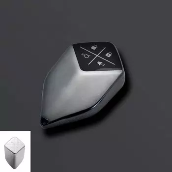 Серый чехол из ТПУ для автомобильного дистанционного ключа для Changan Deepal S7 SL03 2022 2023, чехол для автомобильного ключа, защитный брелок для ключей