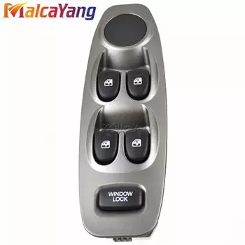 Серый главный переключатель стеклоподъемника для Hyundai Accent 2000, 2001, 2002, 2003, 2004, 2005, 93570-25000