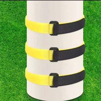 Сетчатые ремни для футбола, сетчатые ремни для футбола, легкая установка, 50 прочных ремней для крепления футбольной сетки, компактные и портативные