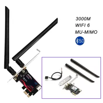 Сетевая карта AX200 WIFI6, 2,4 ГГц, 3000 Мбит/с