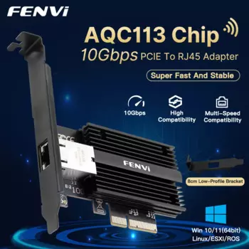 Сетевая карта fenvi с Pcie на RJ45, 10 Гбит/с
