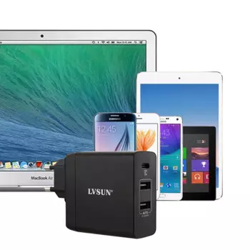 Сетевое зарядное устройство LVSUN, 45 Вт, USB Type-C