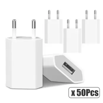 Сетевое зарядное устройство с USB-портами, 5 В, 1 А, 50 шт.