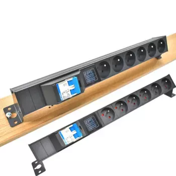 Сетевой разветвитель PDU, Настольная французская розетка, 1-8AC 16 А, воздушный выключатель с амперметром, кабельная розетка 1,2/2/3/4/5 метра