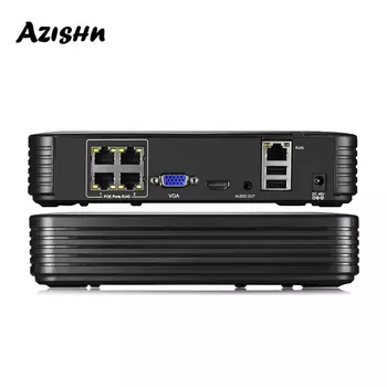 Сетевой видеорегистратор AZISHN N1004HN-POE