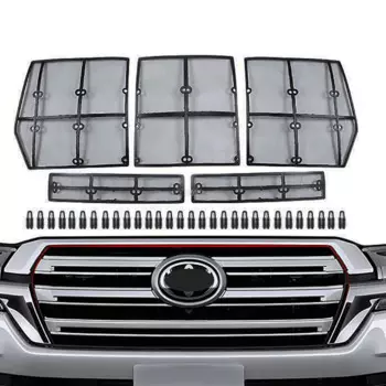 Сетка для защиты от насекомых в автомобиль Toyota Land Cruiser 200, FJ200, 2016, 2017, 2018, 5 шт.