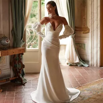 Сексуальное женское платье-русалка в пол, до пола, в стиле бохо