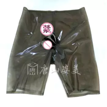 Сексуальные прозрачные черные шорты с пенисом и анусом