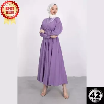 Сезонное черное платье-хиджаб